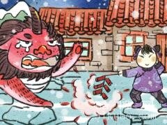 春节的来历和风俗习惯，贴春联/关于春节的6大习俗