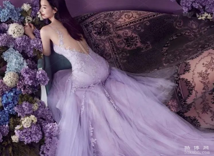 结婚穿紫色秀禾服都有什么寓意：吉祥和美好/象征着贵族和尊贵
