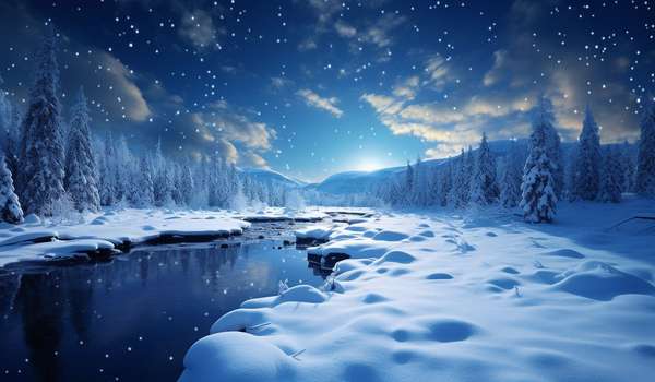 最唯美冬天雪景文案图片，梦幻仙境·绝美雪境醉人冬韵