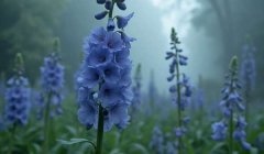 飞燕草花语是什么意思：自由、希望与浪漫