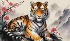 属虎的最佳婚配：生肖猪（性格互补/上等婚配）
